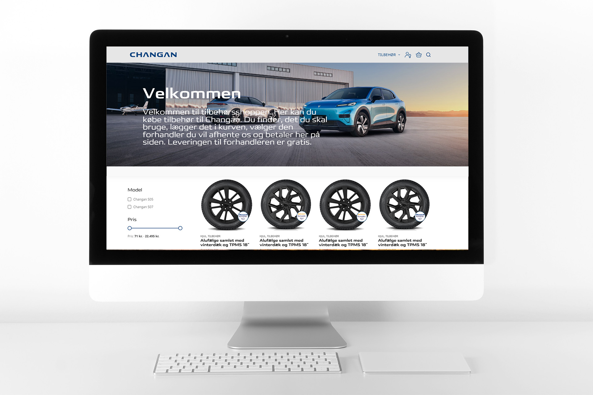 Ny online tilbehørsshop til Changan