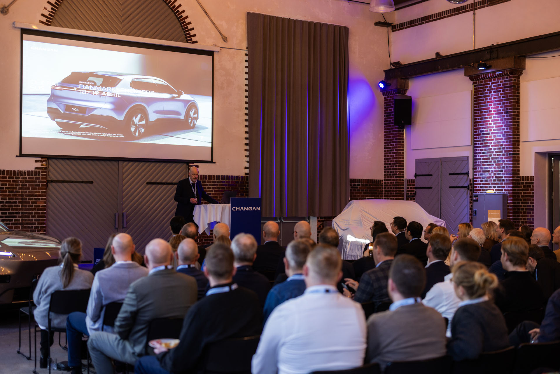 Changan VIP‑launch event på Vandværket i København